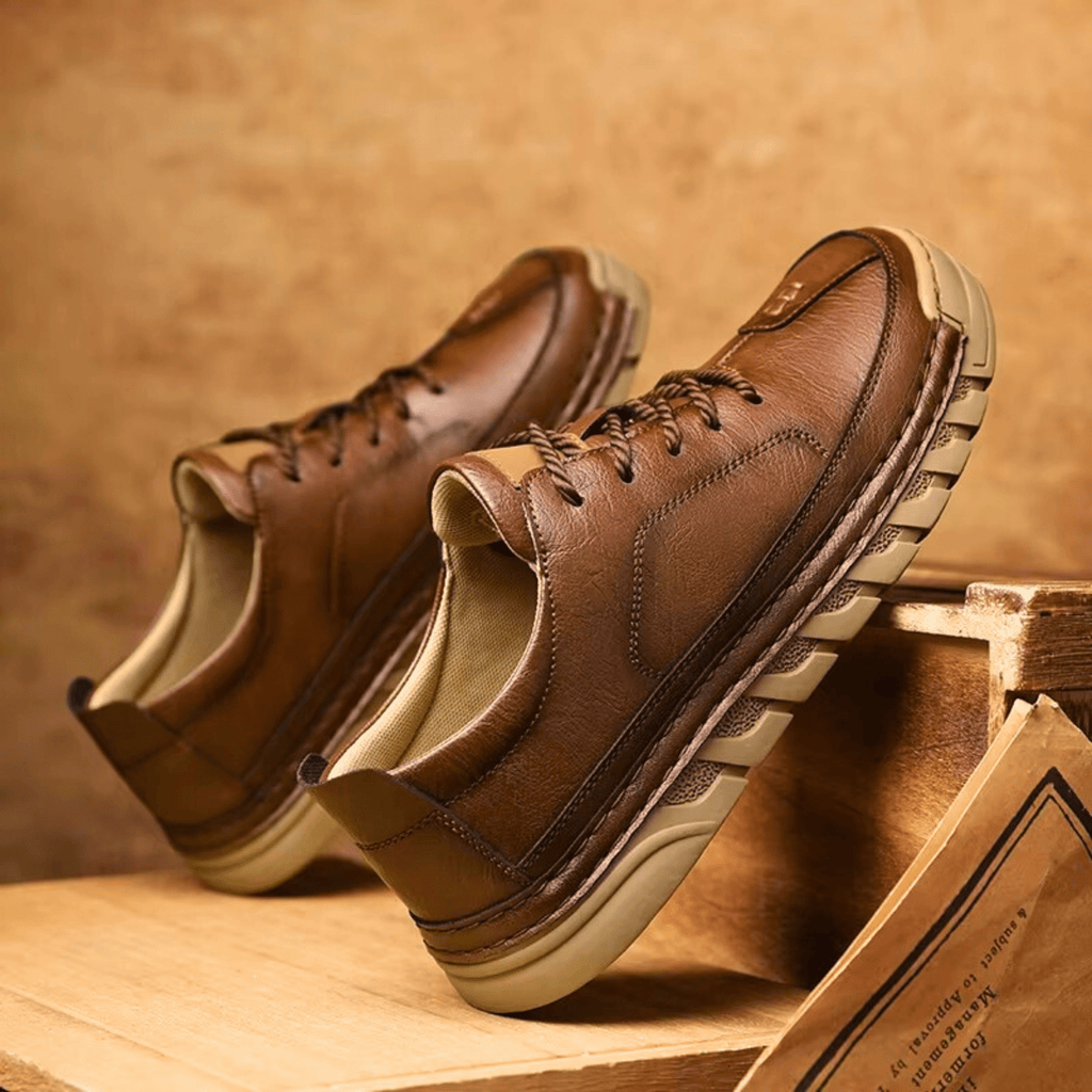 Leren sneakers Easton