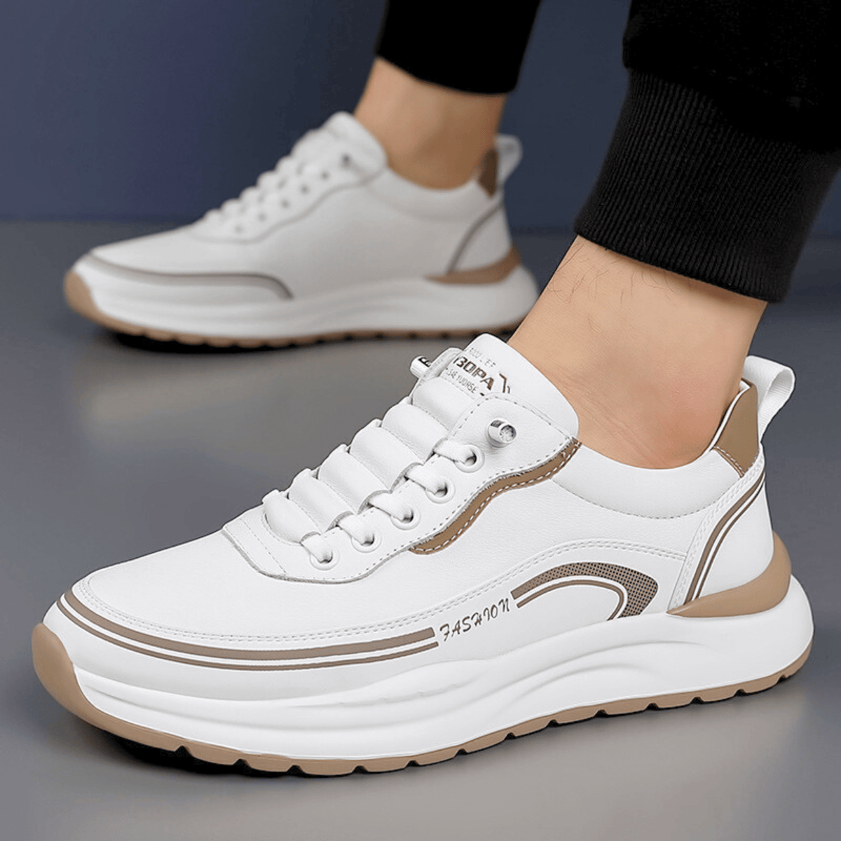 Leren sneakers Brixton