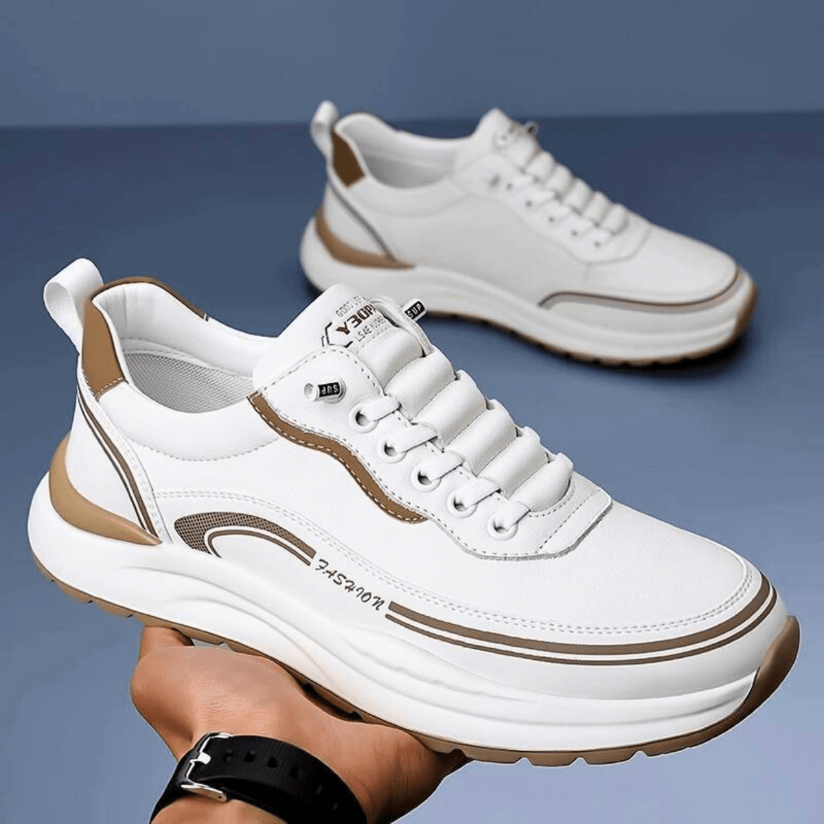 Leren sneakers Brixton