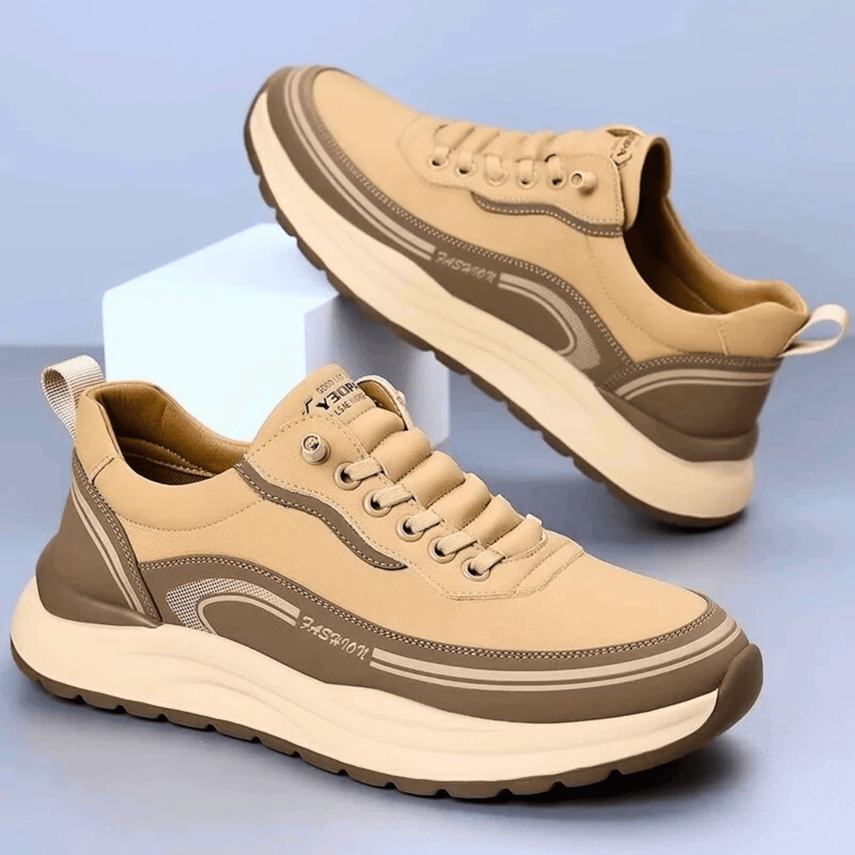 Leren sneakers Brixton