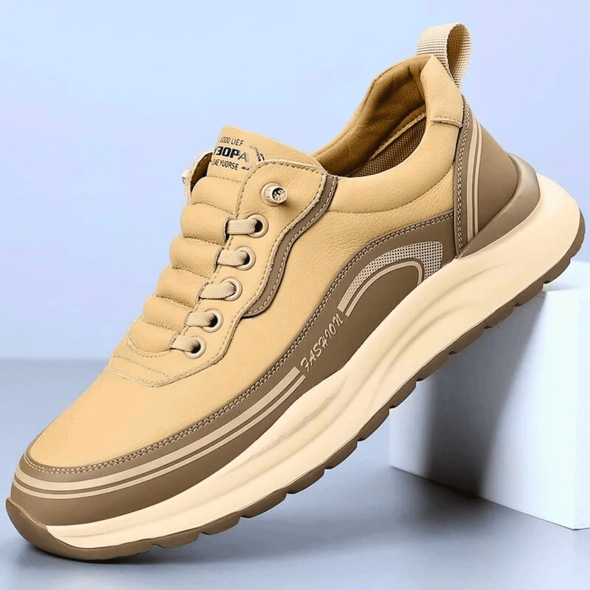 Leren sneakers Brixton