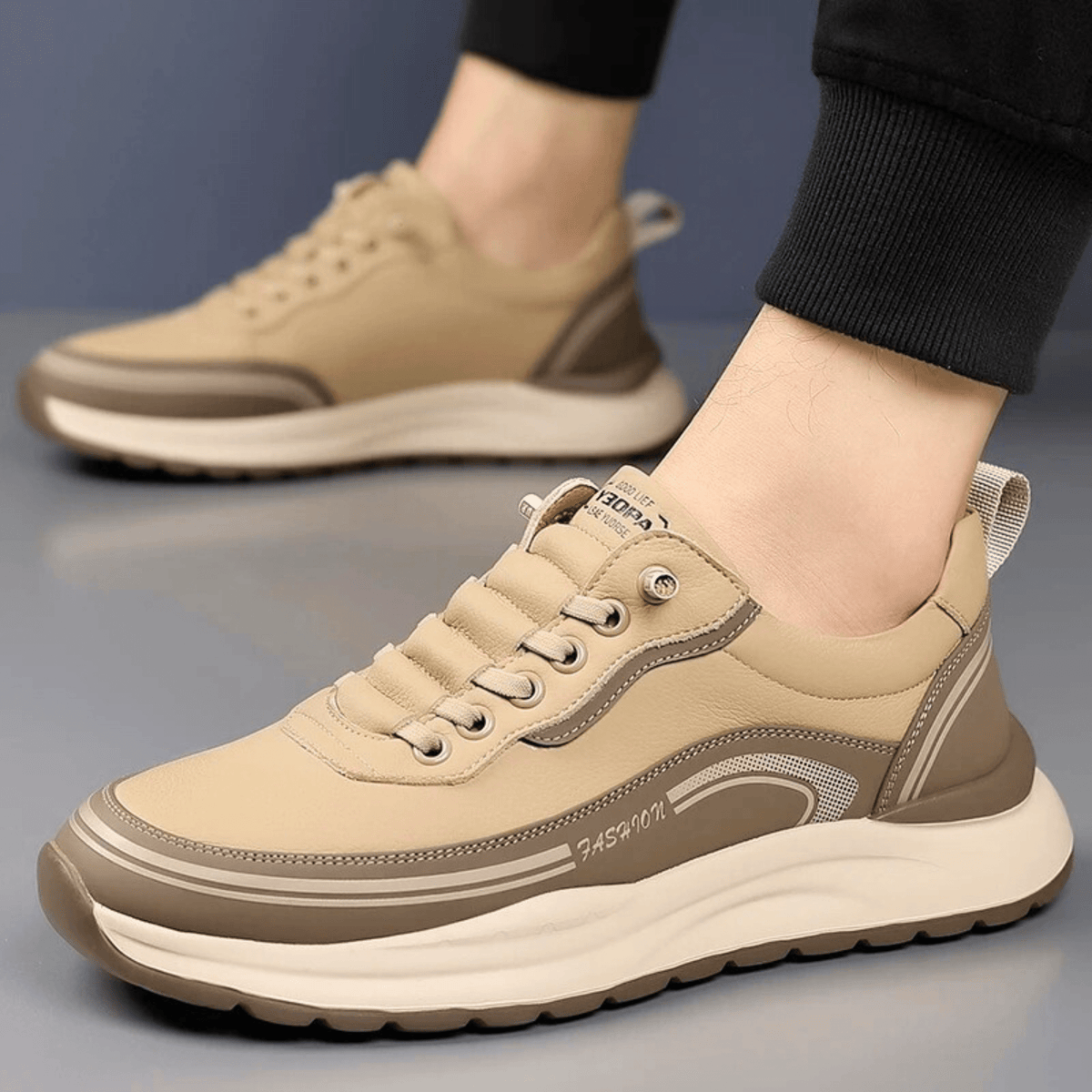 Leren sneakers Brixton