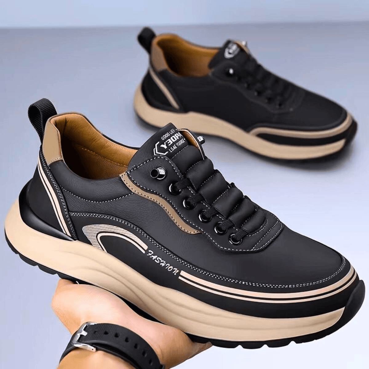 Leren sneakers Brixton