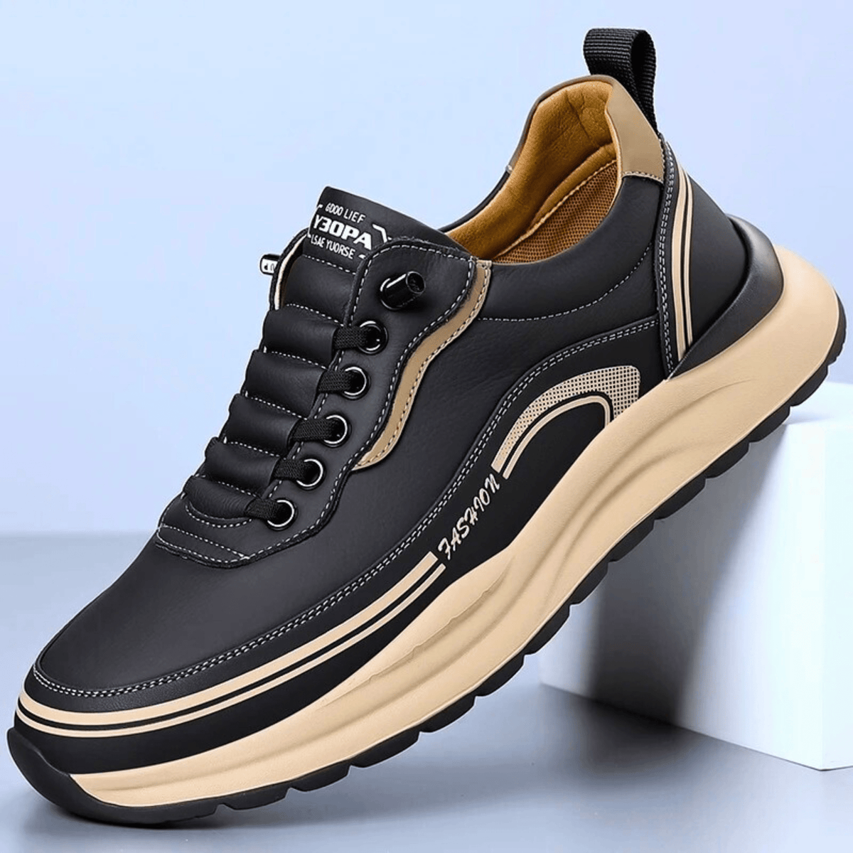 Leren sneakers Brixton