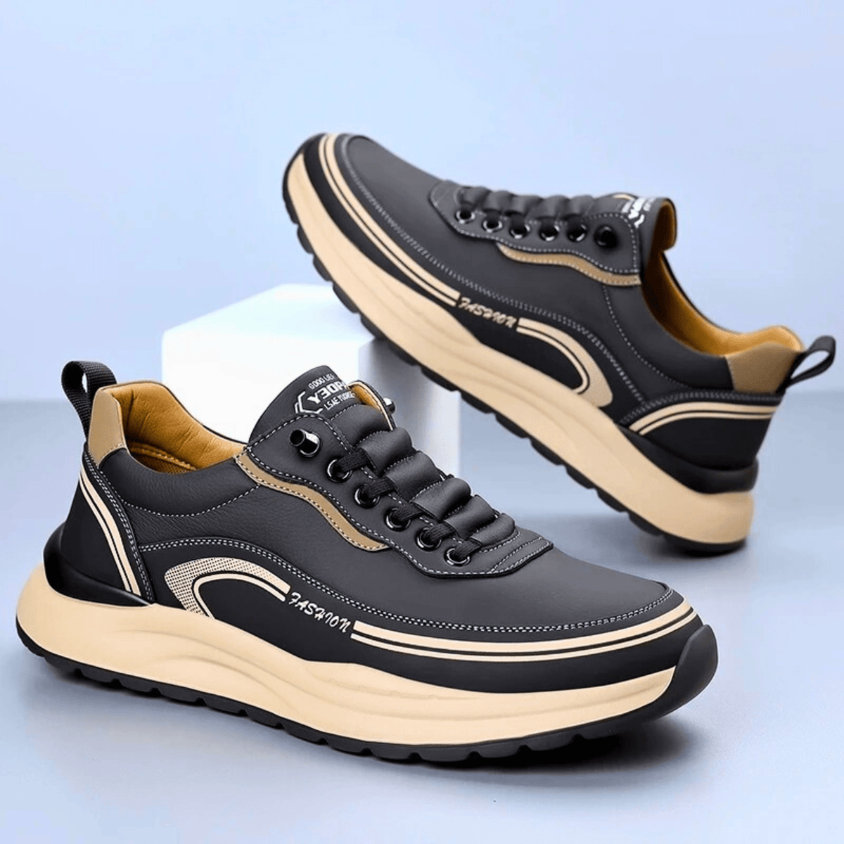 Leren sneakers Brixton