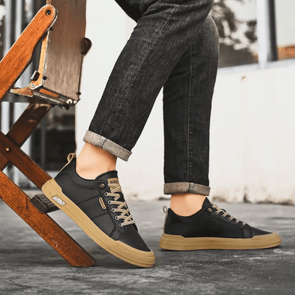 Leren sneakers Harrington