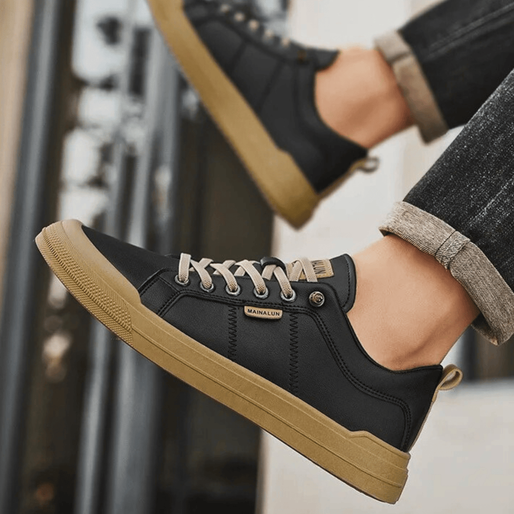 Leren sneakers Harrington