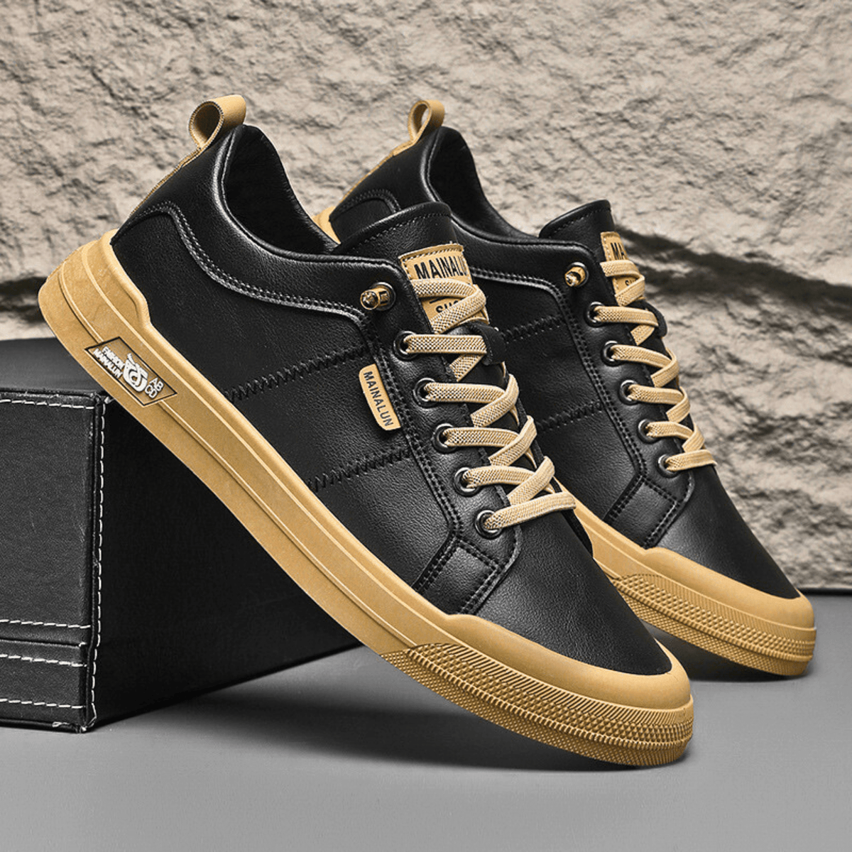 Leren sneakers Harrington