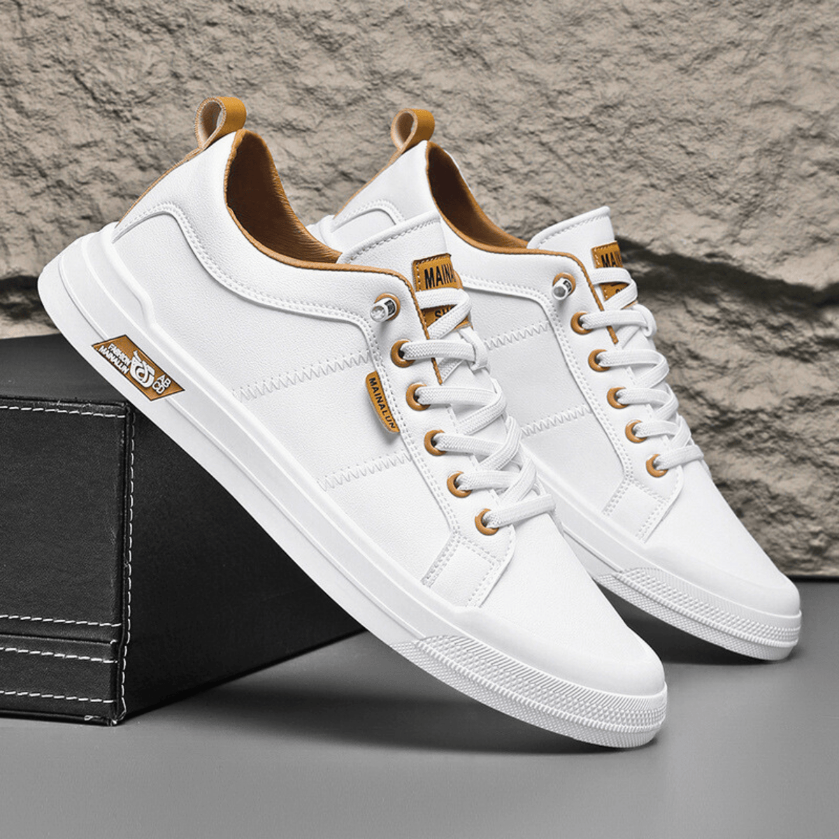 Leren sneakers Harrington