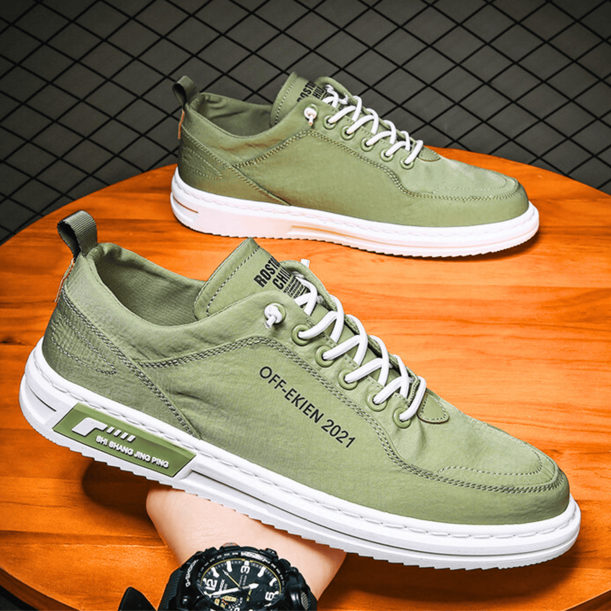 Leren sneakers Bancroft