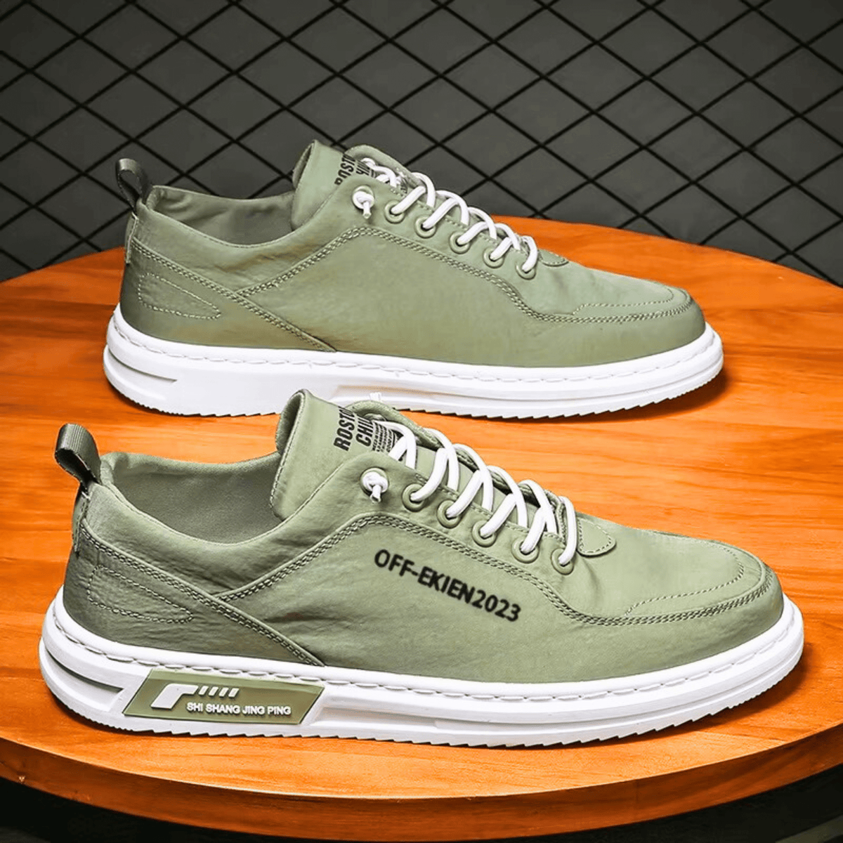 Leren sneakers Bancroft