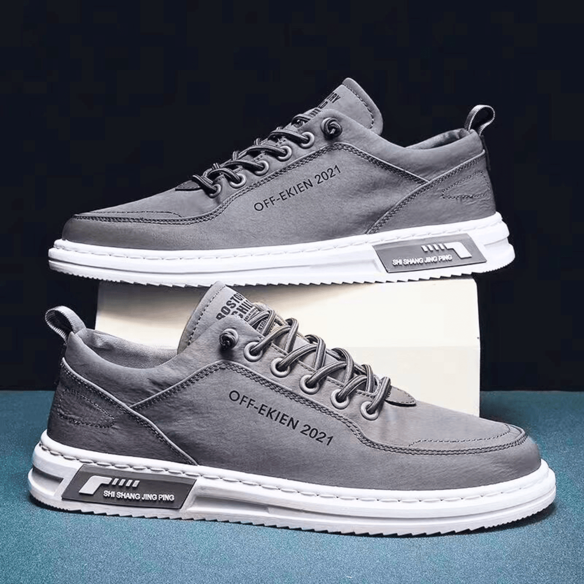 Leren sneakers Bancroft