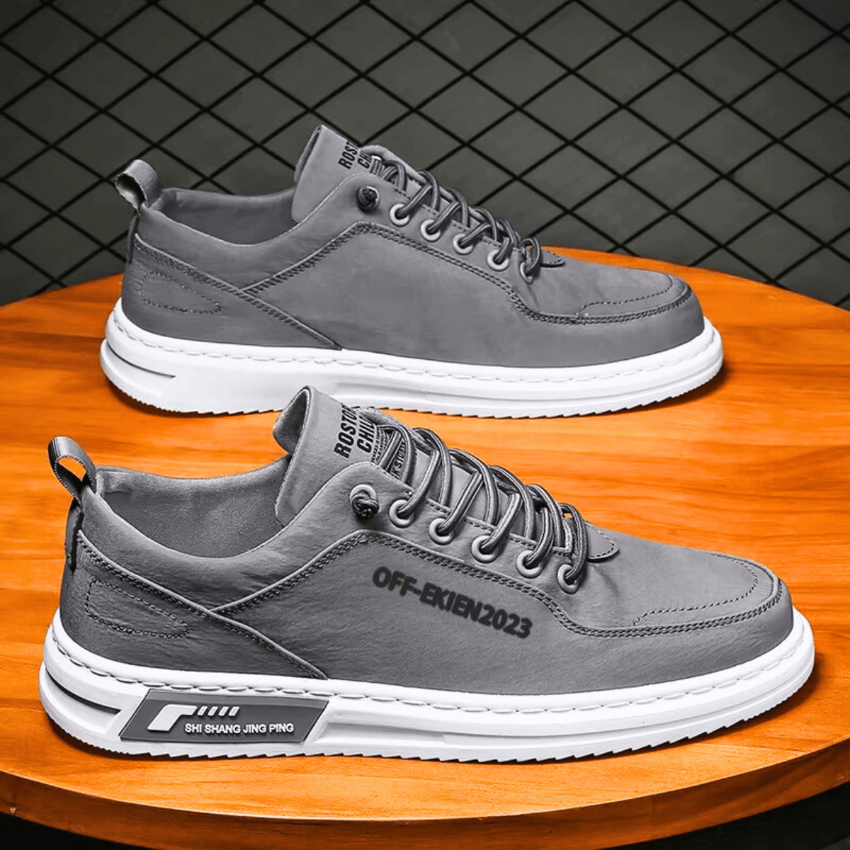 Leren sneakers Bancroft