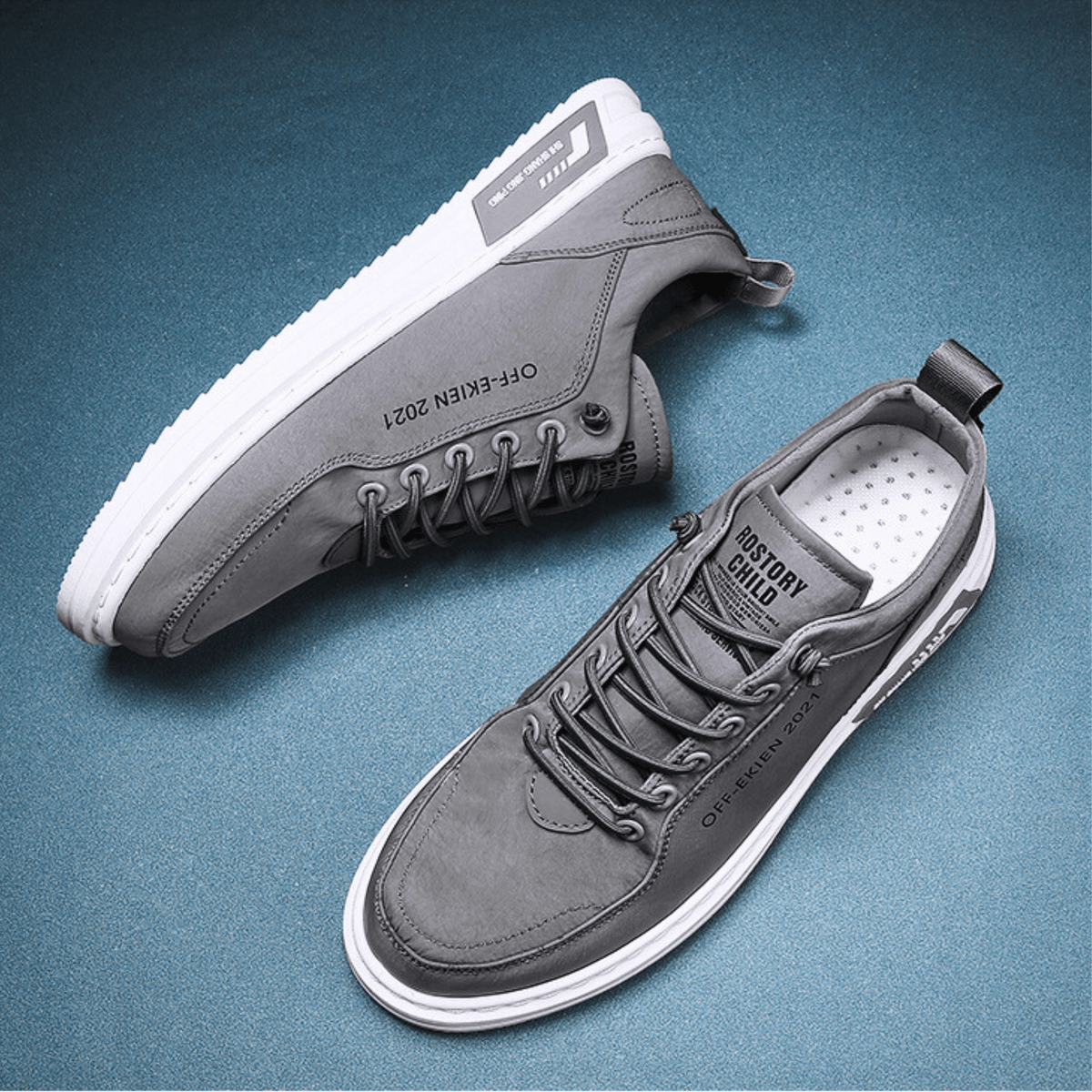 Leren sneakers Bancroft