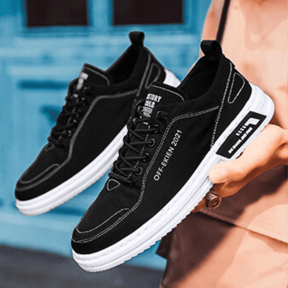 Leren sneakers Bancroft