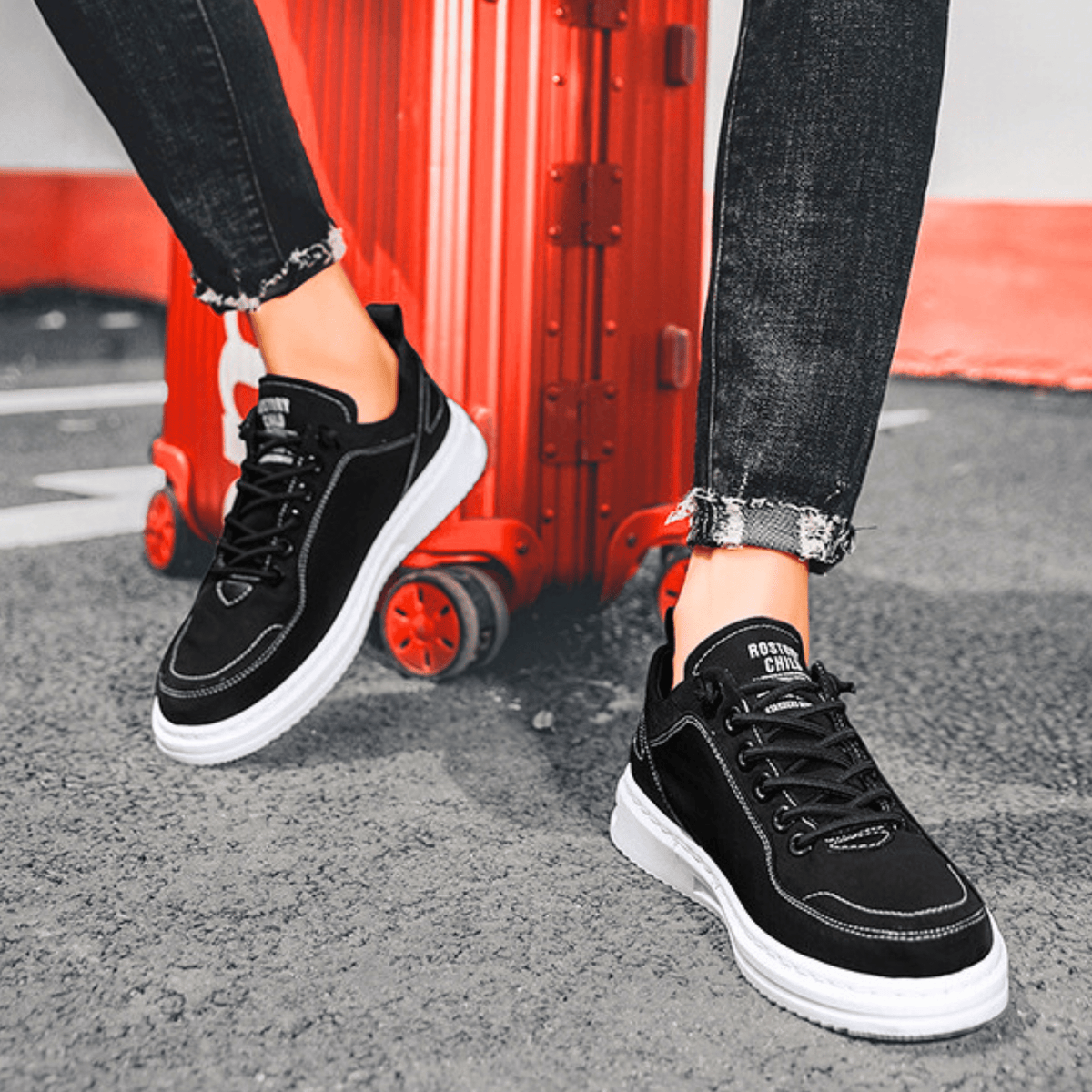 Leren sneakers Bancroft