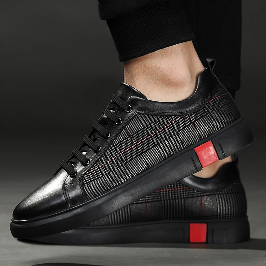 Handgemaakte leren sneakers Lucca